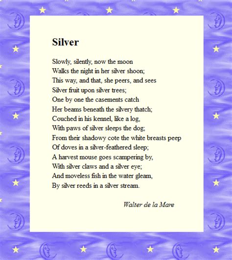 Ode to Silver 